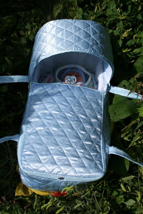 Мама сшила мне кровать, буду в ней теперь гулять (фото 5)