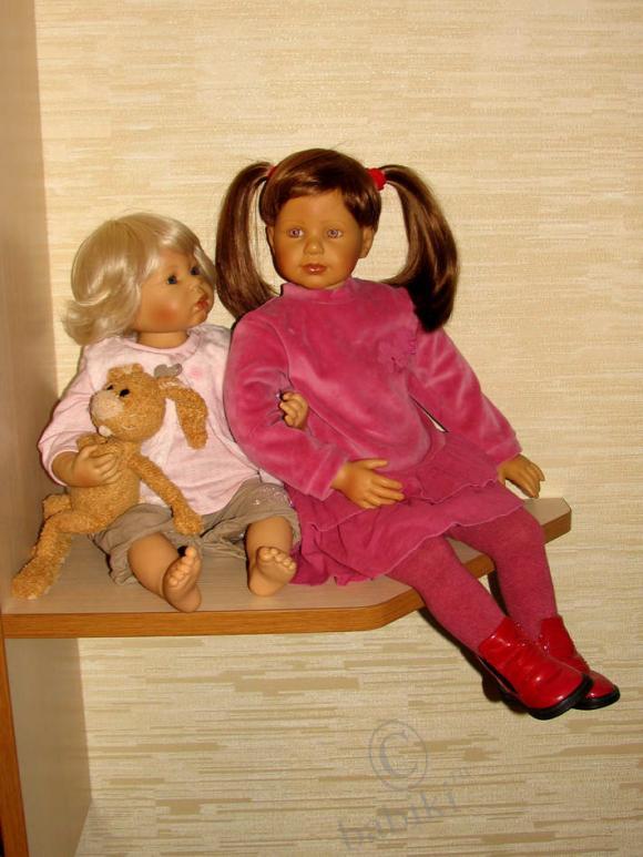 Коллекционные куклы ZAPF - Тася (фото в родном образе добавила)