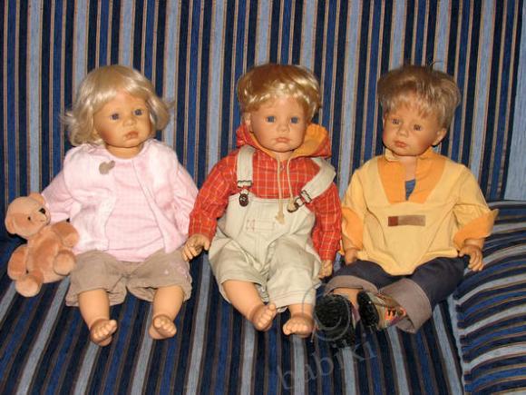 Знакомьтесь, мои коллекционные куклы от Zapf - Макс и Тил, ну, и Машулька