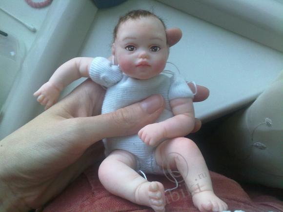 Малышка из фимо — Авторские куклы ручной работы: текстильные (фото 5)