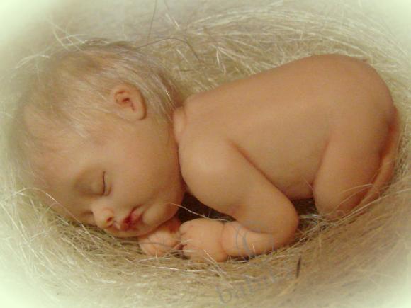 Мои мини куклы из ФИМО — Авторские миниатюрные куклы: лепка (фото 2)