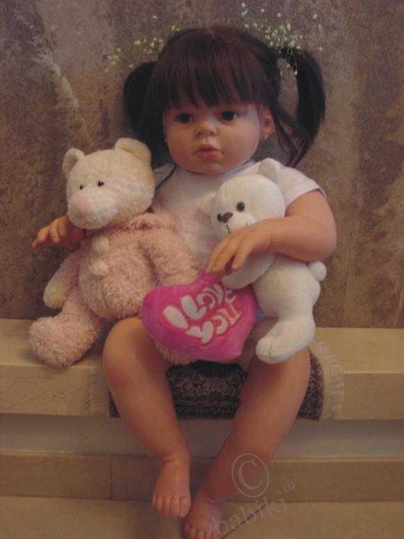 Цветочная фотосессия Кристи - Кукла реборн