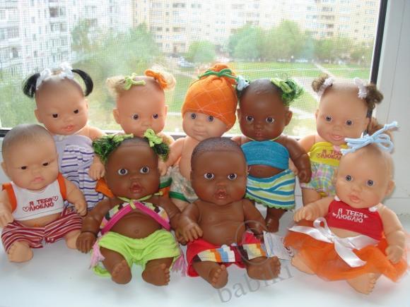 Наши маленькие гости - пупсики от Paola Reina