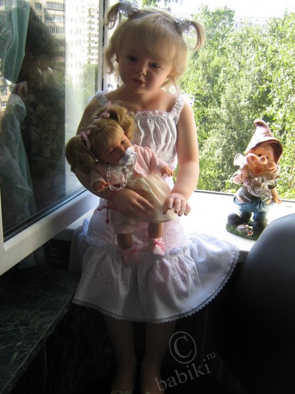 Моя любимая Анжелика на природу не попала, но в новом летнем платье хочет вам показаться (фото 4)