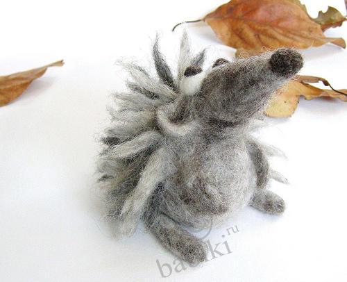 Оригинальные игрушки методом валяния из шерсти (фото 2)