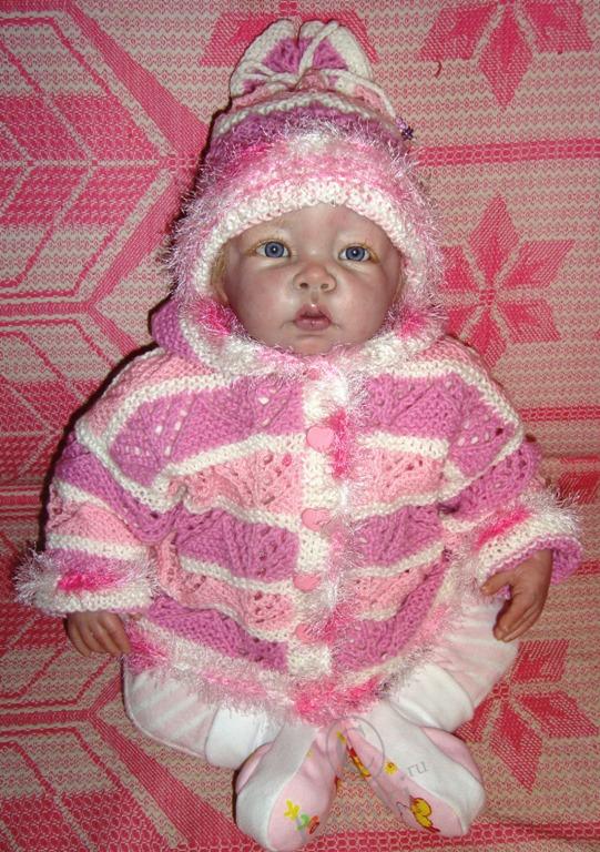 Вязаные вещички для кукол-малышей