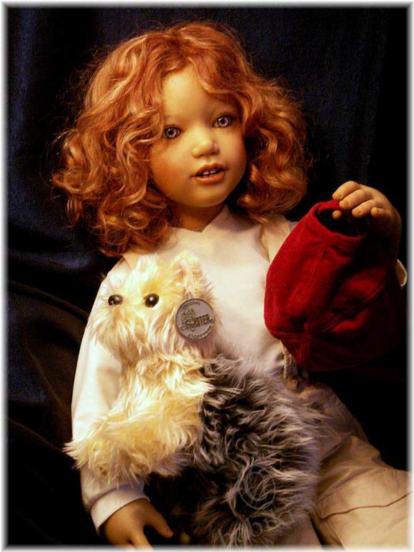 Коллекционная кукла от А. Химштедт Акки (фото 4)