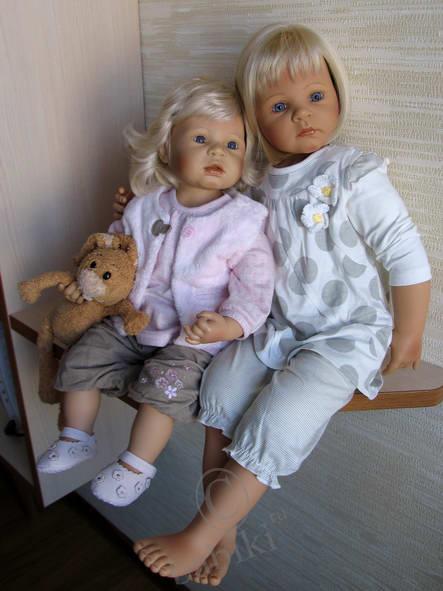 Мои девченки - Машуля и Ульрика - коллекционные куклы Zapf (фото 4)