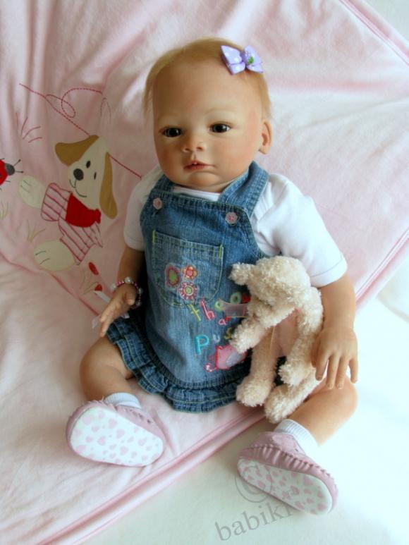 Малышка реборн Jessica из молда Gudrun Legler - Valentina, родилась 5 мая | Бэйбики Малышка реборн Jessica из молда Gudrun Legler - Valentina, родилась 5 мая (фото 9)