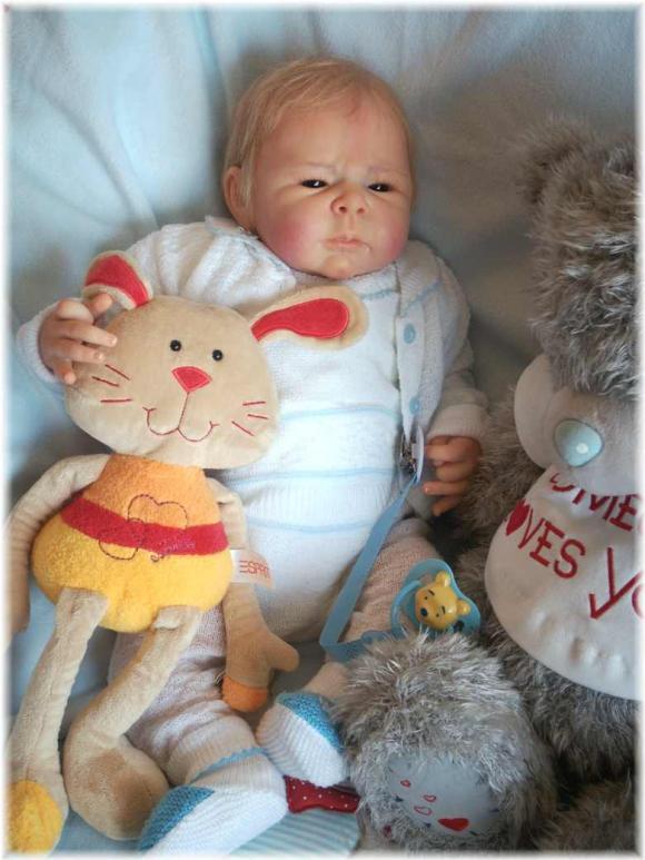 Мой реборн Noelle от Adrie Stoete-Schuiteman РОДИЛСЯ 21 АПРЕЛЯ (фото 8)