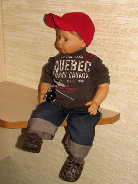 Продолжаем - куклы мальчишки, Макс от Zapf - пробуем новые образы