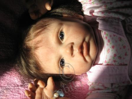 Розочка в розовом - малышка реборн, молд Бранвин (фото 5)