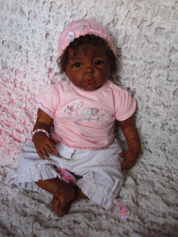 Моя новая шоколадка - кукла реборн сделана на заказ (фото 6)