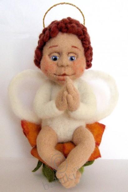 Куколки валяшки - из шерсти в технике фелтинга (фото 3)