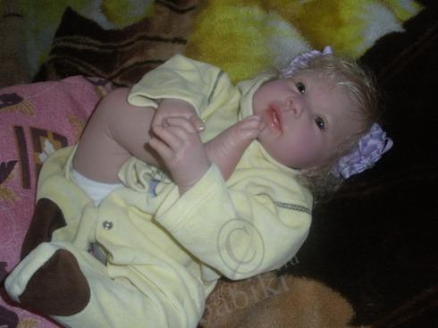 Малышка реборн Сантал тоже побывала на выставке