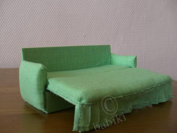 Диван для куклы Евы — Мебель для кукол и домиков: фото (фото 5)