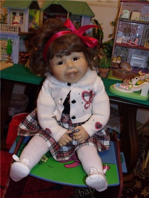 Моя Лора - Лорик -улыбчивая мордашка. Кукла Gluckskind от Brigitte Leman