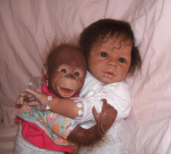 Моя новая малышка-реборн Мулаточка Кира (фото 8)