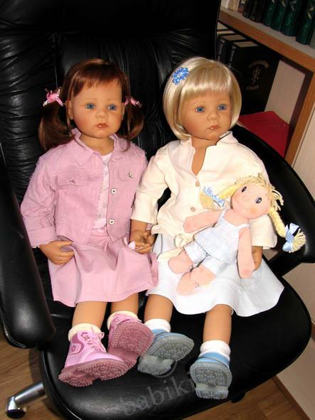 Куклы Запф - сегодня девочек больше! Добавила еще своих двойняшек (фото 3)