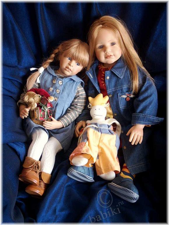 Коллекционные куклы Мелани и Моника - воскресные фотографии (фото 9)