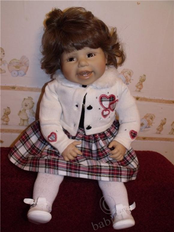 Моя Лора - Лорик -улыбчивая мордашка. Кукла Gluckskind от Brigitte Leman (фото 4)