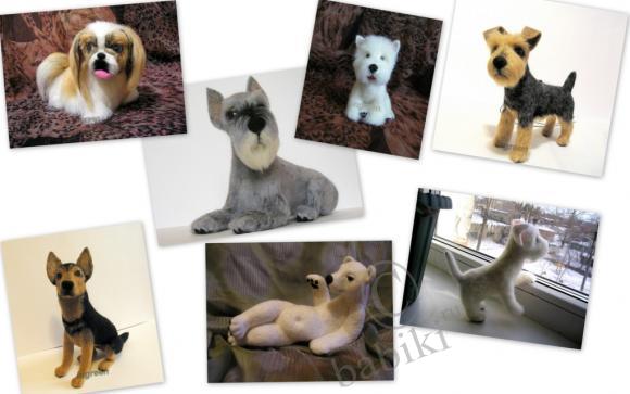 Мои войлочные игрушки. Сухое валяние