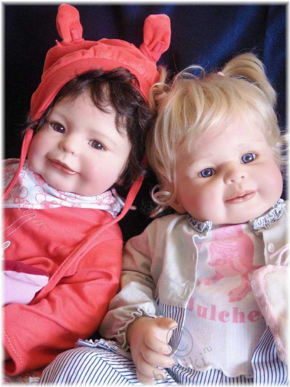 Почти близнецы - Лина и Юльхен - коллекционные куклы от Моники Петер-Ляйхт (фото 2)