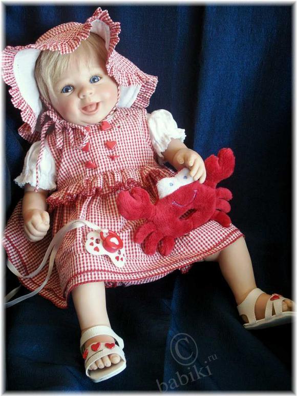 Коллекционная кукла ЛИЗА от Лауры Туцио-Росс. Девчушка-хохотушка (фото 10)