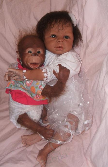 Моя новая малышка-реборн Мулаточка Кира (фото 9)