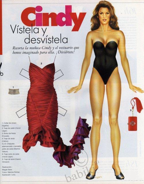 Бумажные куклы-знаменитости для вырезания - paper doll