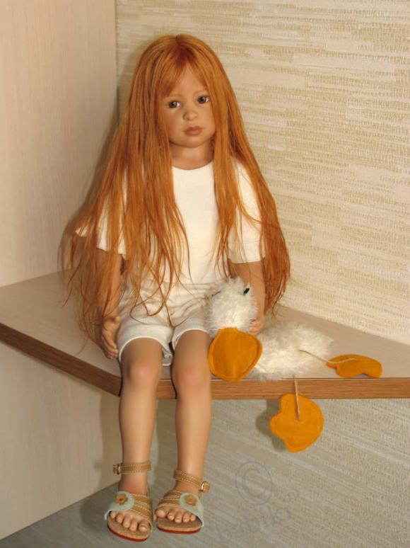 Annabell от Heidi Plusczok, 2002 год - коллекционные куклы для ZAPF (фото 3)