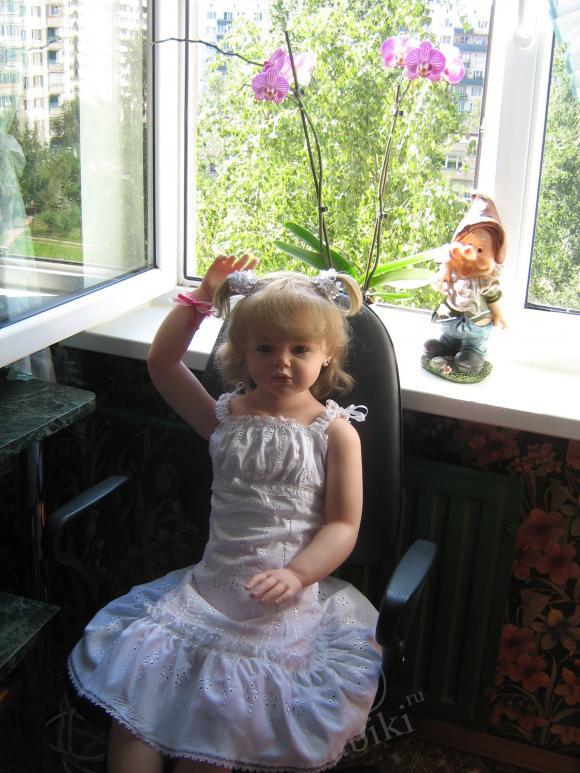 Моя любимая Анжелика на природу не попала, но в новом летнем платье хочет вам показаться (фото 2)