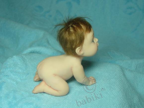 Ленька - мини кукла своими руками, авторская работа из фимо | Бэйбики Ленька - мини кукла своими руками, авторская работа из фимо (фото 3)