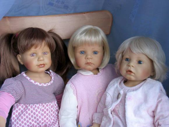 Сестричка Ульрика приехала!!! Нас теперь трое - Zapf-деток (фото 7)