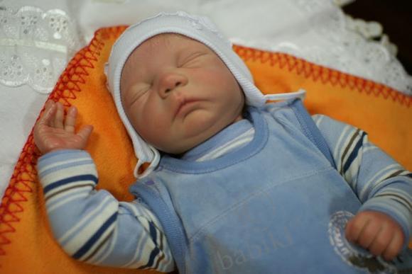 Полюбуйтесь мной. Куколка реборн - малыш Ной