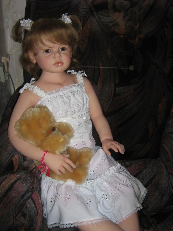 Моя любимая Анжелика на природу не попала, но в новом летнем платье хочет вам показаться (фото 8)