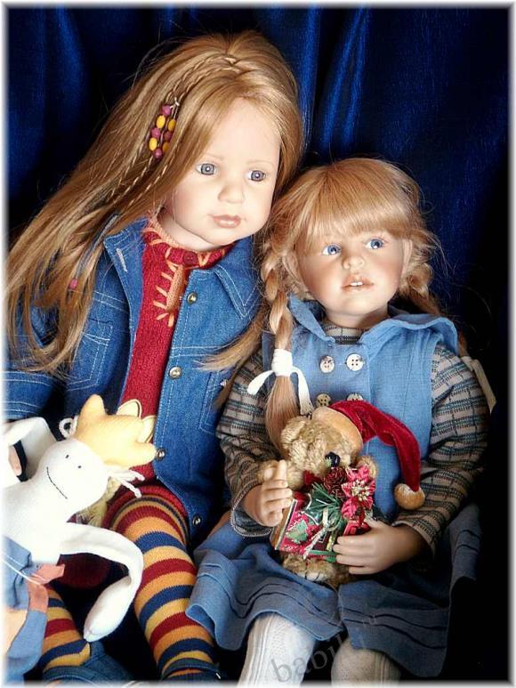 Коллекционные куклы Мелани и Моника - воскресные фотографии (фото 10)
