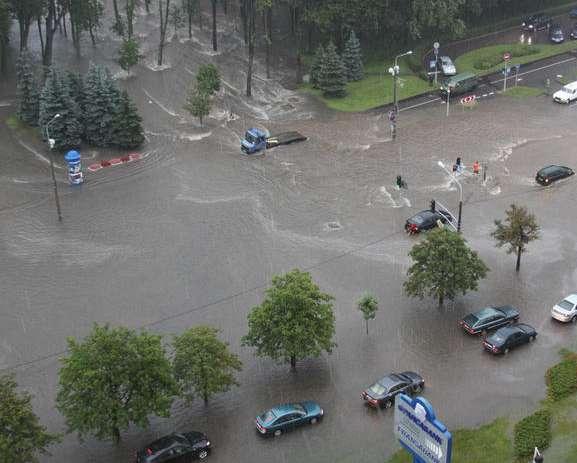 24 июля в Минске. Прошел дождик