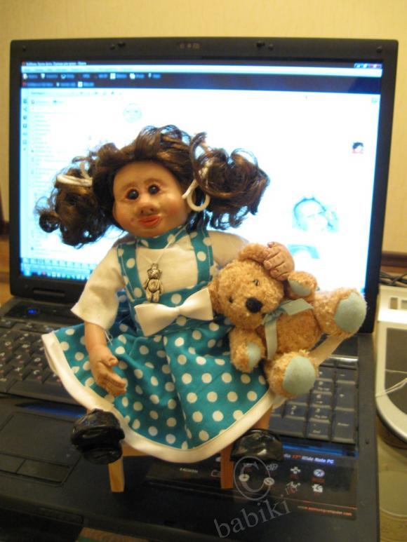 Гала - моя первая куколка своими руками
