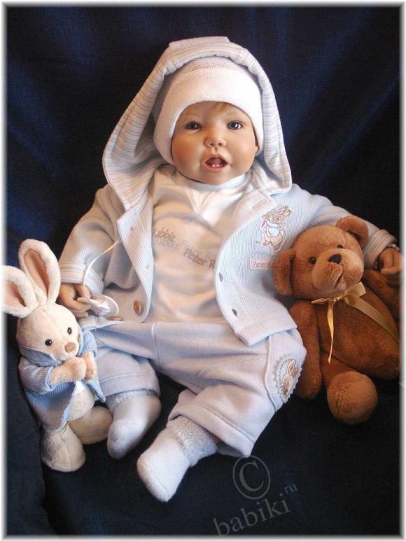 Продолжение темы - Наши мальчишки - коллекционная кукла Ларс от Жанни де Ланге