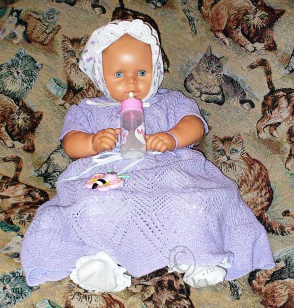 Ажурное платье — Одежда и обувь для кукол своими руками: фото (фото 3)