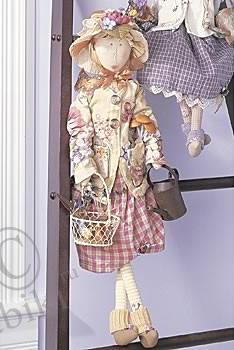 Авторские куклы из ткани Carmen Manago-Redmon dolls (фото 6)