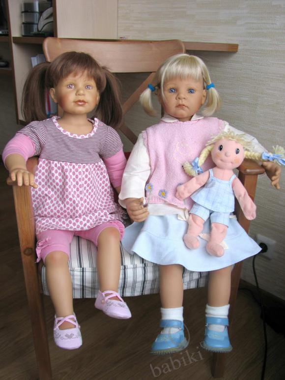 Сестричка Ульрика приехала!!! Нас теперь трое - Zapf-деток (фото 10)