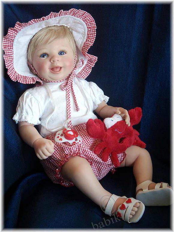 Коллекционная кукла ЛИЗА от Лауры Туцио-Росс. Девчушка-хохотушка (фото 8)