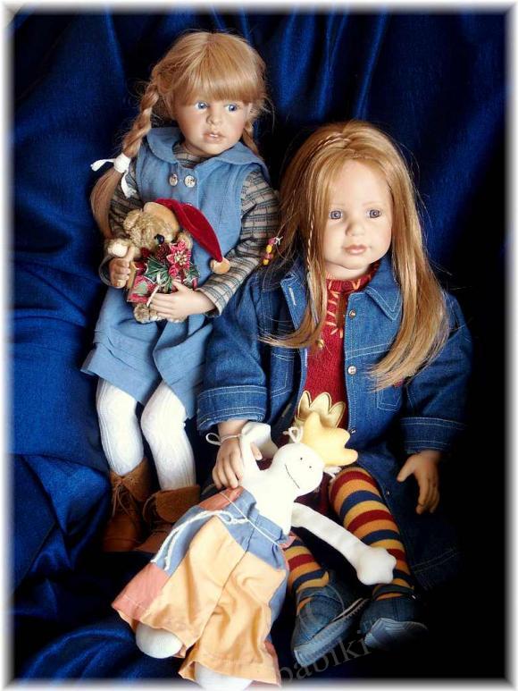 Коллекционные куклы Мелани и Моника - воскресные фотографии