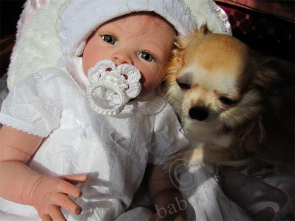 Mоя новая девочка Валентинка ищет маму (кукла реборн) - уже нашла :) (фото 8)