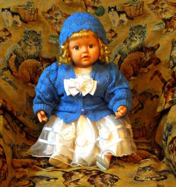 Ажурное платье — Одежда и обувь для кукол своими руками: фото (фото 7)