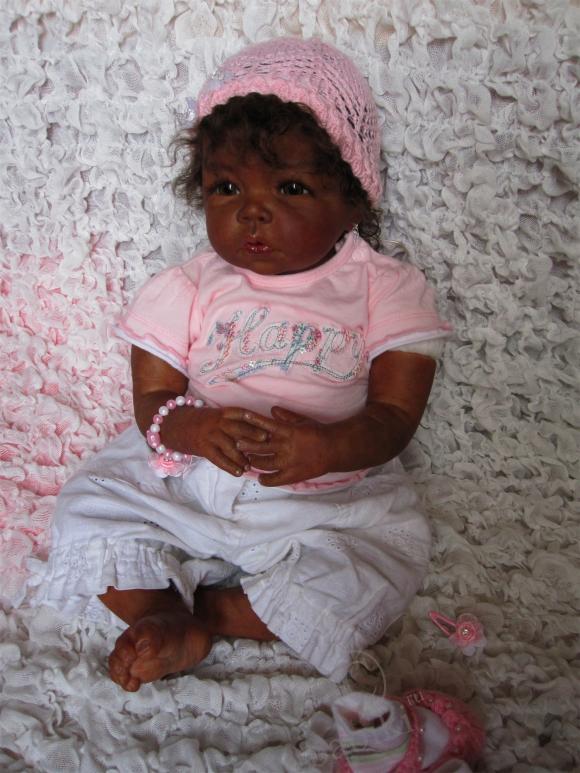 Моя новая шоколадка - кукла реборн сделана на заказ (фото 7)