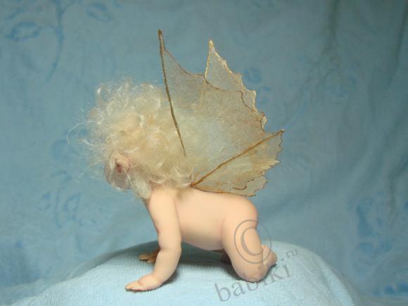 Красотулька - куколка-малышка из фимо (фото 4)