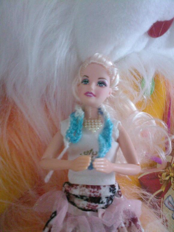 А мы к вам! Шарнирная кукла Эвелин (фото 2)